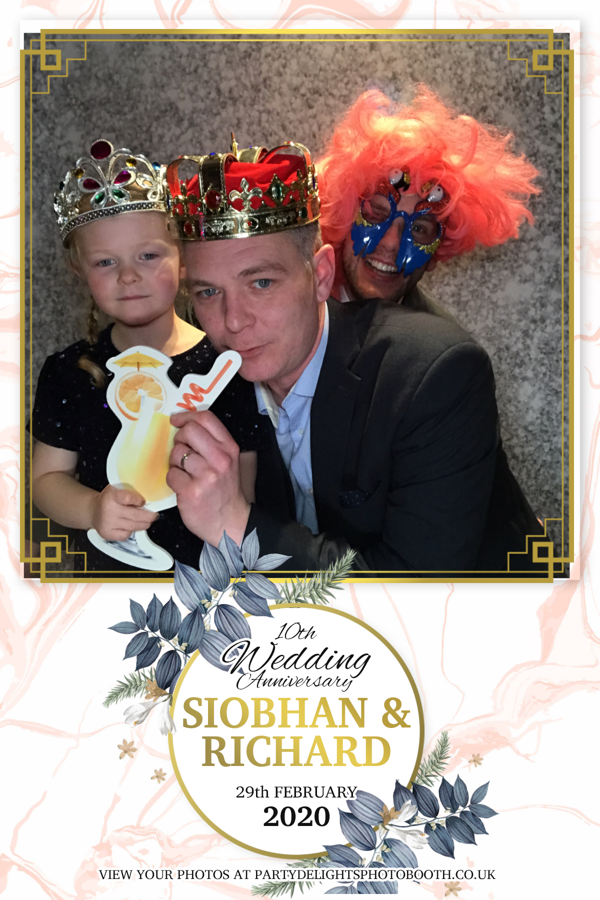 Siobhan and Richards Vow renewal  | View more photos from the event at gallery.partydelightsphotobooth.co.uk/u/PartyDelightsPhotoBooth/Siobhan-and-Richards-Vow-renewal